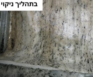 בתהליך ניקוי - גאב-קויל לניקוי סוללות מאיידים ויטאות