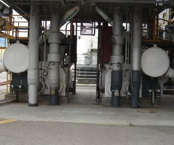תחנת כח סימנס במפעל התפלה אשקלון – ניקוי כימי של מעבה בצילר TRANE טיטניום פברואר 2020